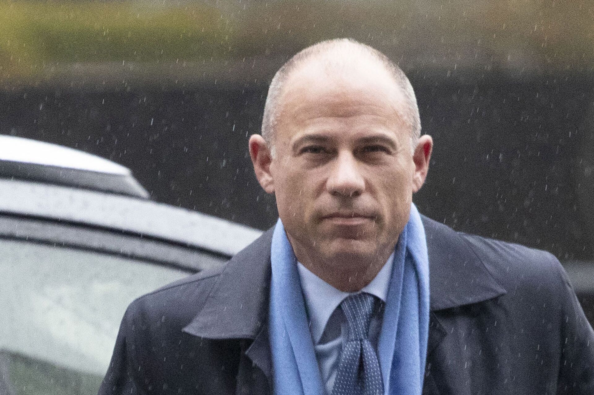  In this Dec. 17, 2019, file photo, attorney Michael Avenatti arrives at federal court in New York. A judge has set an April 2021 date for Avenatti to face trial on charges that he cheated ex-client Stormy Daniels out of proceeds from her book, Full Disclosure. Avenatti, who wrote the forward for the book, has pleaded not guilty - Sputnik International, 1920, 07.09.2021