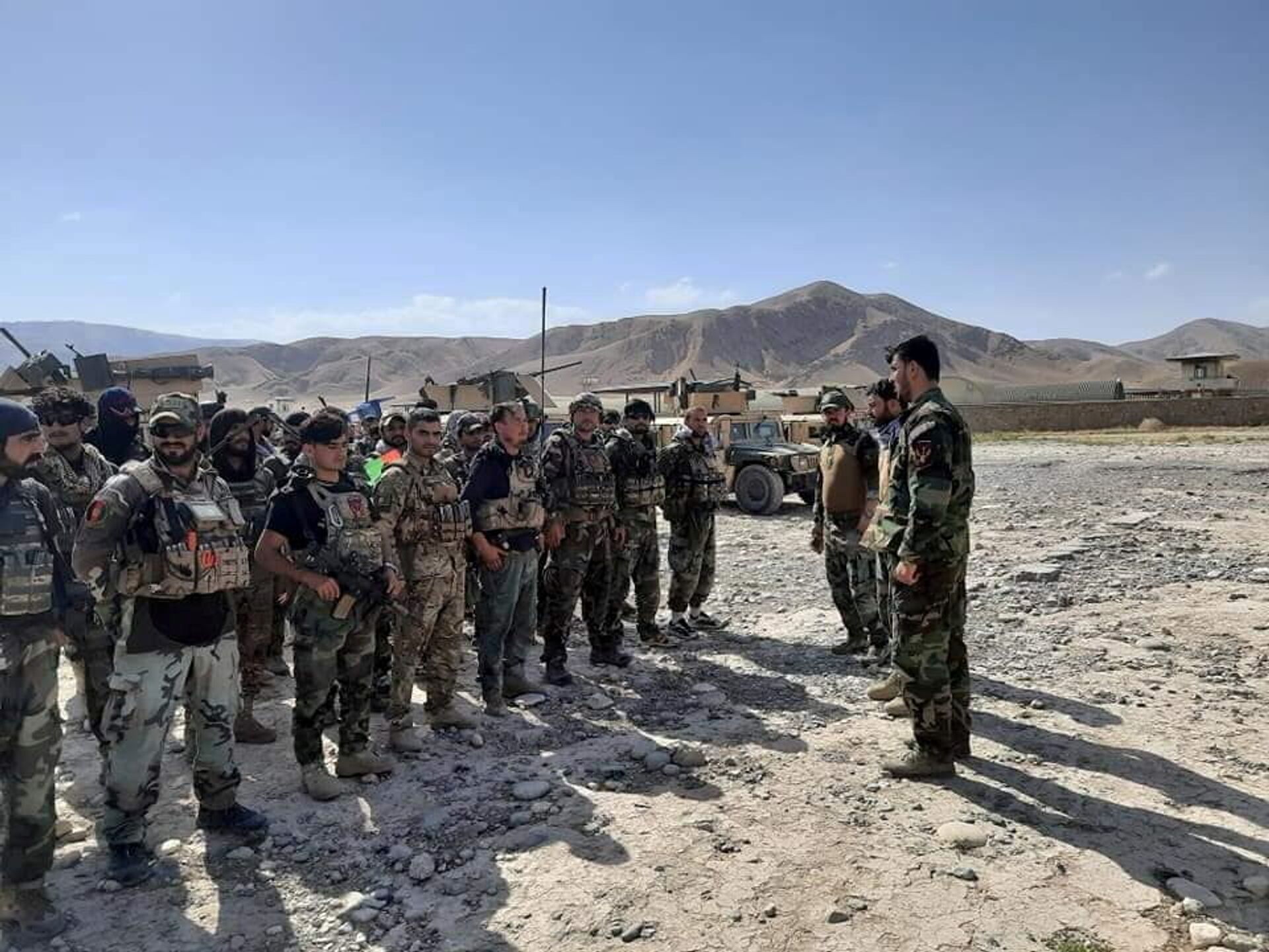 Afghan commandos arrive to reinforce security forces in Faizabad, capital of Badakhshan province, after the Taliban captured neighbourhood districts of Badakhshan recently, July 4, 2021. - Sputnik International, 1920, 07.09.2021
