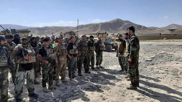 Afghan commandos arrive to reinforce security forces in Faizabad, capital of Badakhshan province, after the Taliban captured neighbourhood districts of Badakhshan recently, July 4, 2021. - Sputnik International