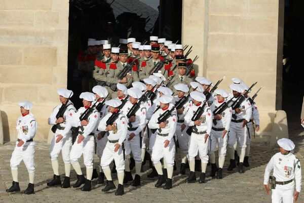 The ceremonial uniform of the French Army Marine Corps. - Sputnik International