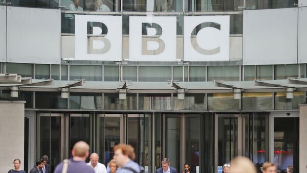 In this file photo dated Wednesday, July 19, 2017, an entrance to the headquarters of the publicly funded BBC in London.  - Sputnik International