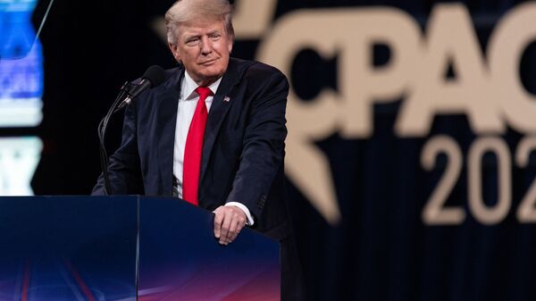 Former US President Donald Trump speaks at the Conservative Political Action Conference (CPAC) in Dallas, Texas on July 11, 2021 - Sputnik International