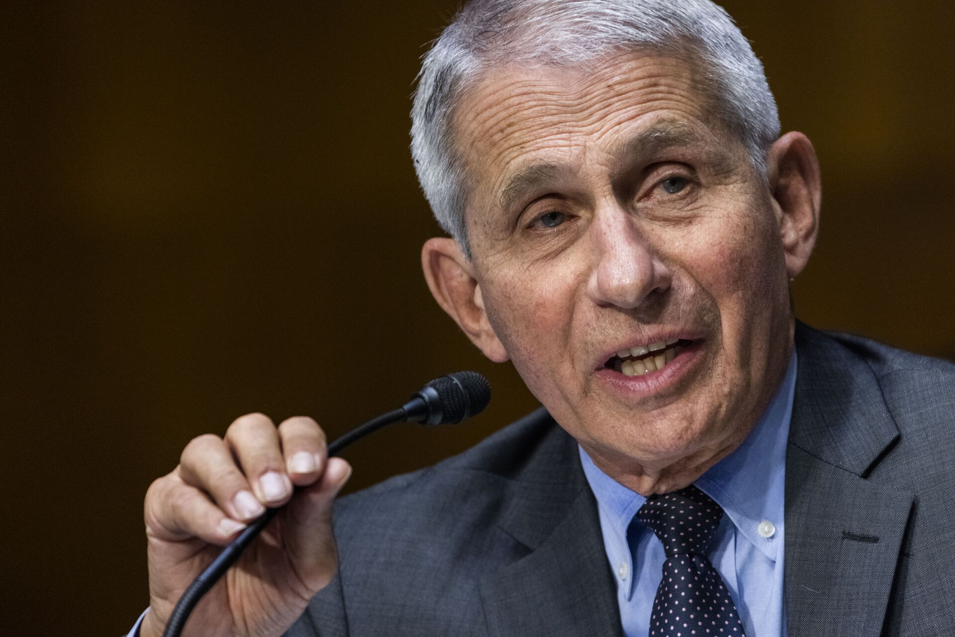 In this May 11, 2021, file photo, Dr. Anthony Fauci, director of the National Institute of Allergy and Infectious Diseases, speaks during hearing on Capitol Hill in Washington - Sputnik International, 1920, 07.09.2021