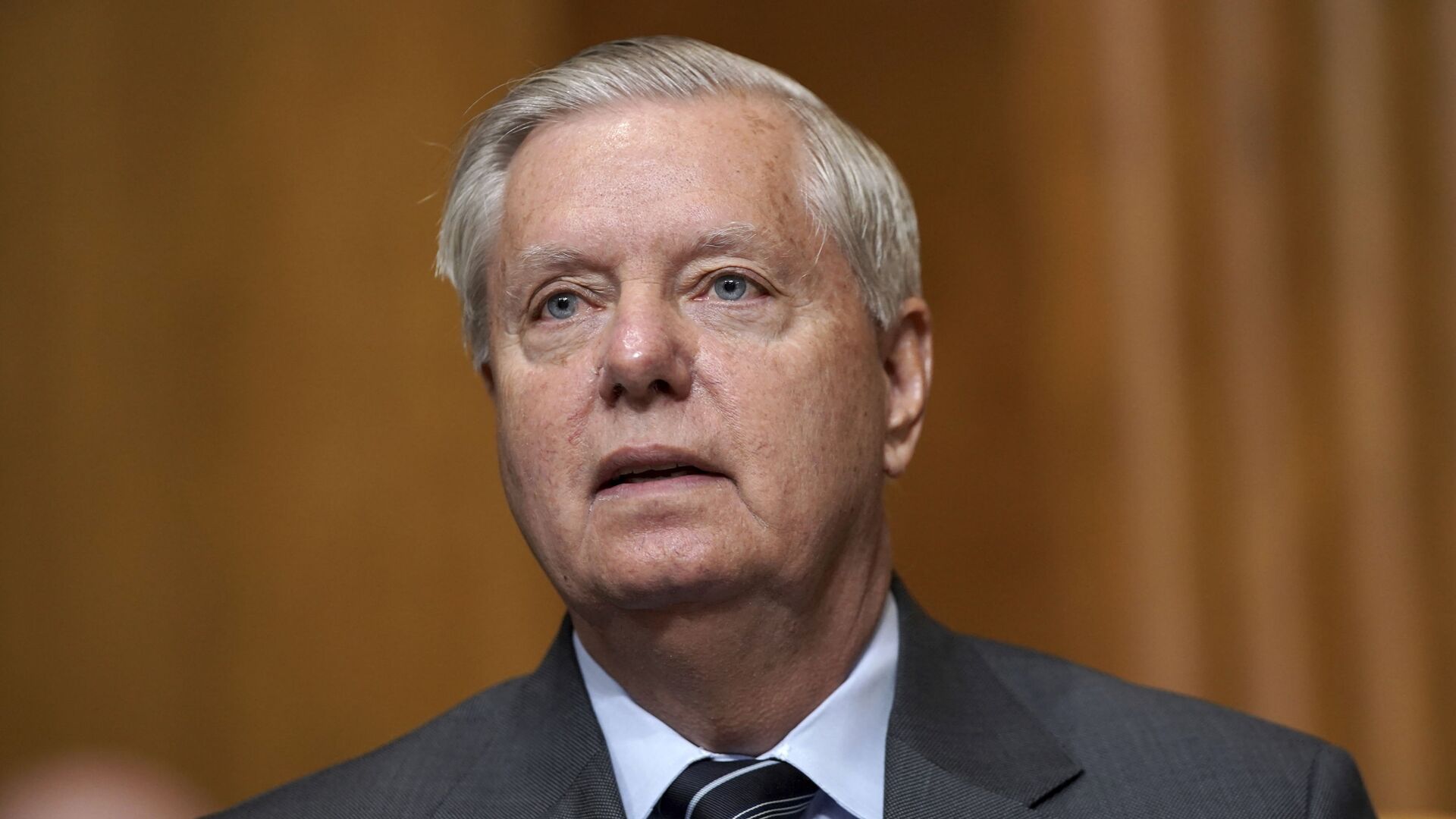 Sen. Lindsey Graham, R-SC, speaks during a Senate Budget Committee hearing to discuss President Joe Biden's budget request for FY 2022 on Tuesday, 8 June 2021, on Capitol Hill in Washington - Sputnik International, 1920, 19.07.2021