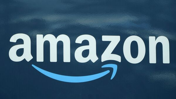 An Amazon logo appears on an Amazon delivery van, Thursday, Oct. 1, 2020, in Boston.  - Sputnik International