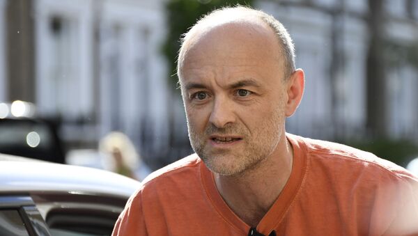 In this 23 May 2020 file photo, Britain's Prime Minister Boris Johnson's senior aid Dominic Cummings arrives home in London - Sputnik International