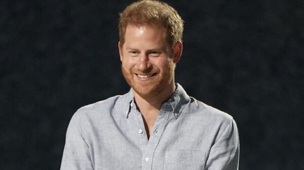 Prince Harry, Duke of Sussex, speaks at Vax Live: The Concert to Reunite the World on 2 May 2021, in Inglewood, California, US. - Sputnik International