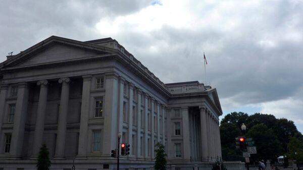 The U.S. Treasury building is seen in Washington, September 29, 2008.  - Sputnik International