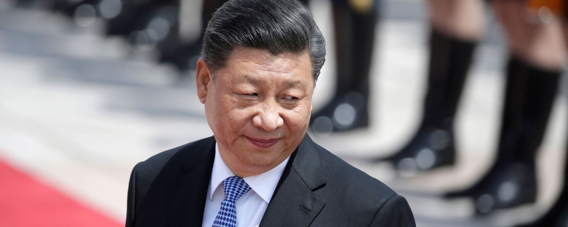 Chinese President Xi Jinping attends a welcoming ceremony for Greek President Prokopis Pavlopoulos outside the Great Hall of the People, in Beijing, China May 14, 2019 - Sputnik International, 1920, 22.11.2021