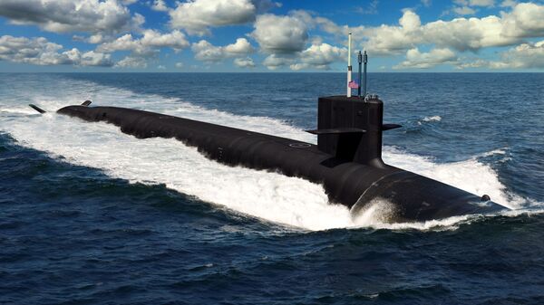 An artist rendering of the future Columbia-class ballistic missile submarines. - Sputnik International