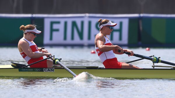 Tokyo 2020 Olympics - Rowing - Women's Pair - Heats - Sea Forest Waterway, Tokyo, Japan - July 24, 2021. - Sputnik International