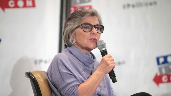 U.S. Senator Barbara Boxer speaking at the 2016 Politicon at the Pasadena Convention Center in Pasadena, California. - Sputnik International