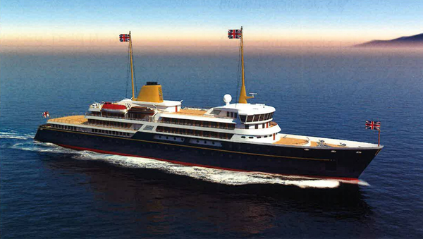 An artist's impression of the new national flagship, the successor to the Royal Yacht Britannia - Sputnik International