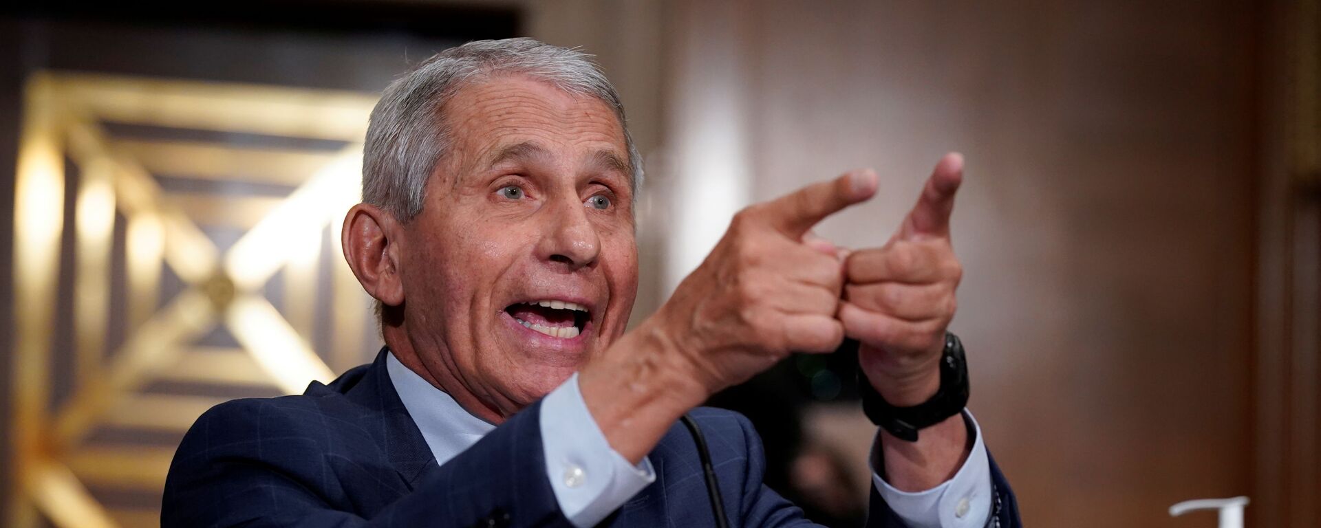 Top infectious disease expert Dr. Anthony Fauci responds to accusations by Sen. Rand Paul (R-KY) as he testifies before the Senate Health, Education, Labor, and Pensions Committee on Capitol hill in Washington, D.C., U.S., July 20, 2021 - Sputnik International, 1920, 02.08.2021