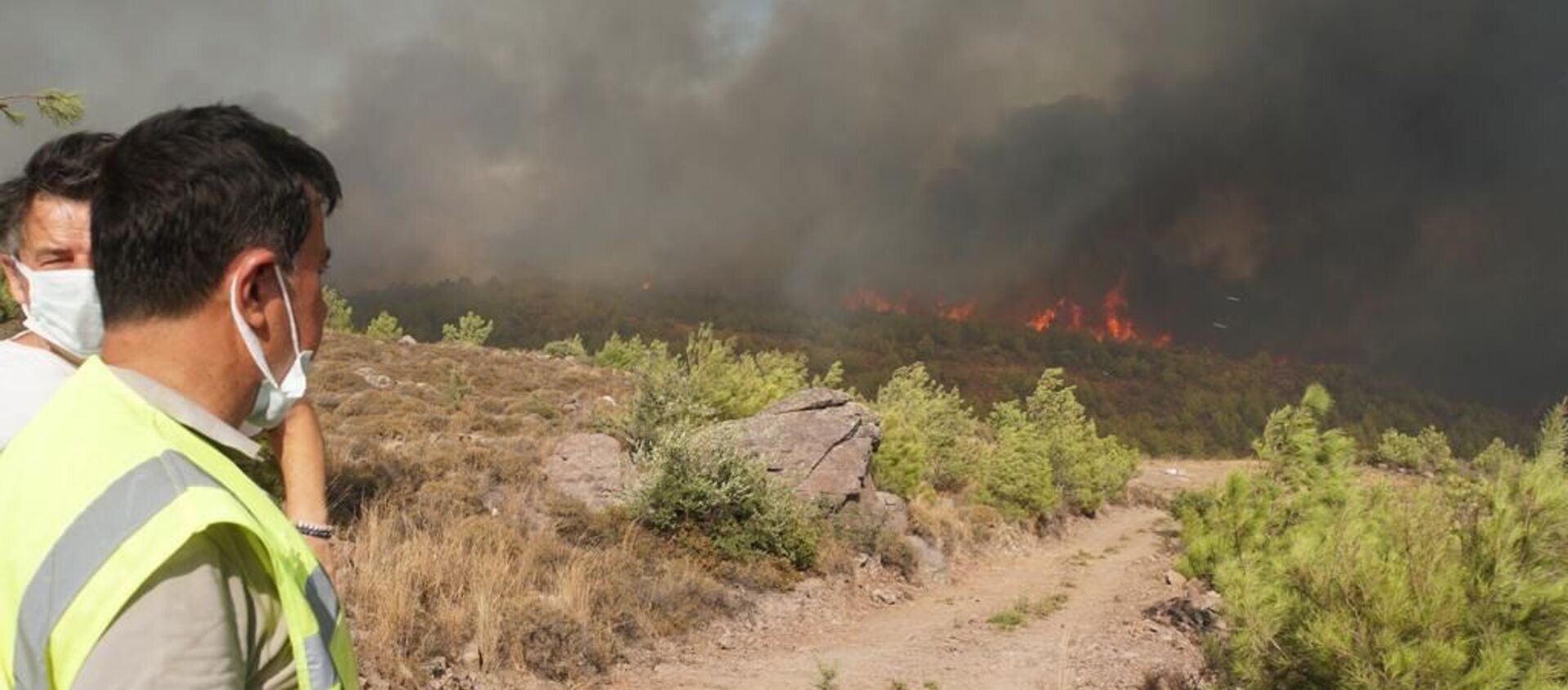 Wildfires raging near the town of Bodrum, Turkey - Sputnik International, 1920, 31.07.2021