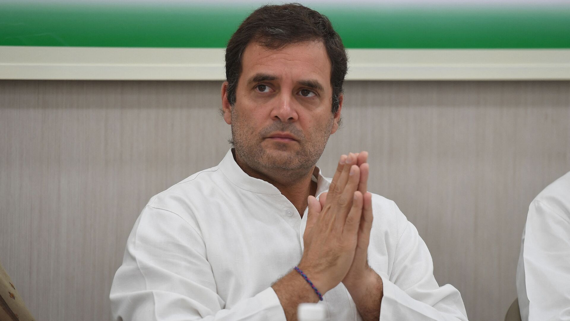 Indian National Congress Party president Rahul Gandhi gestures during a Congress Working Committee (CWC) meeting in New Delhi on May 25, 2019. - Sputnik International, 1920, 04.02.2022
