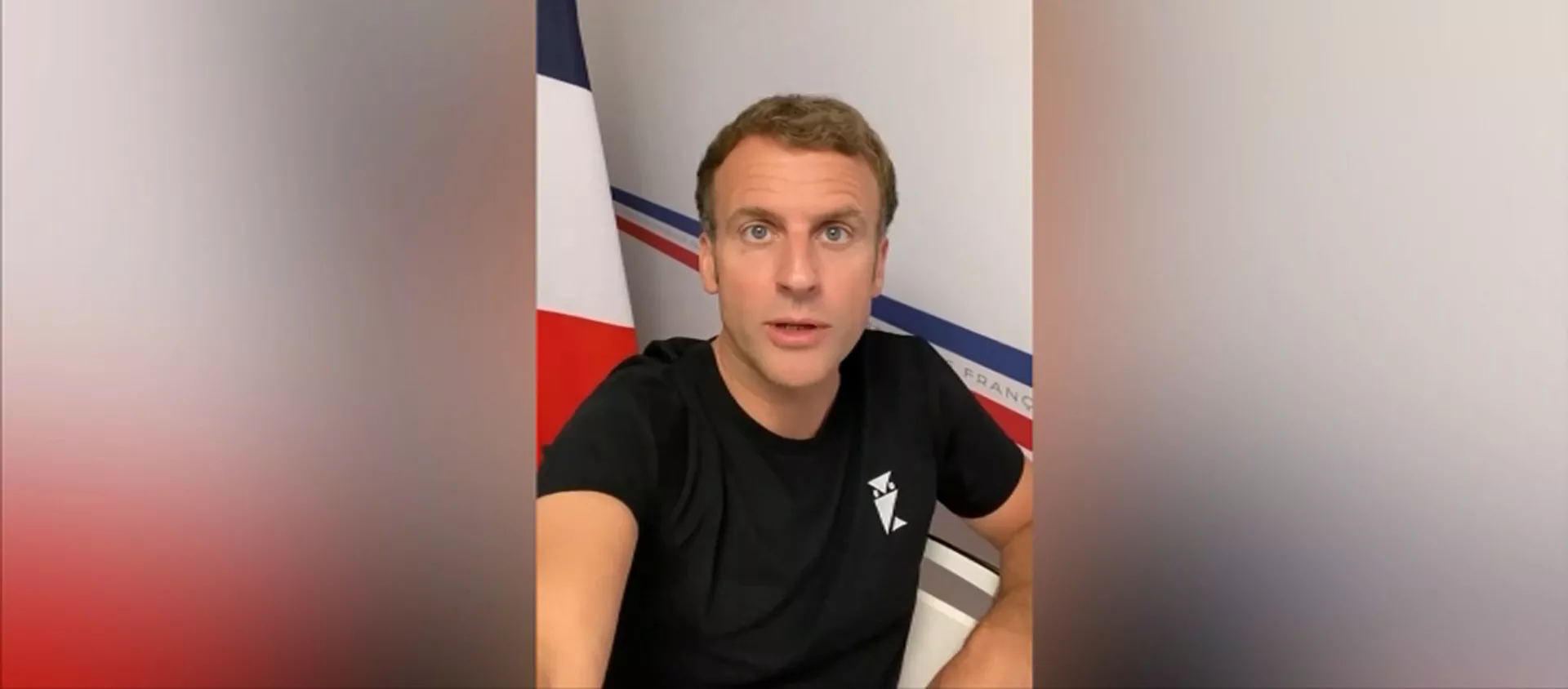 French President Emmanuel Macron speaking to young people about the need to get vaccinated against the coronavirus. Screengrab from his Instagram. - Sputnik International, 1920, 04.08.2021