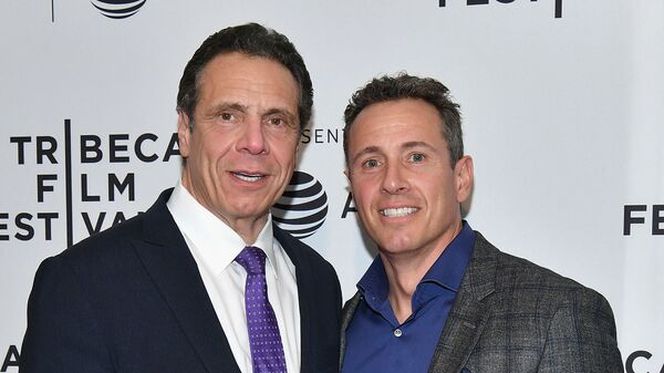 NEW YORK, NY - APRIL 26: Governor of New York Andrew Cuomo and Chris Cuomo attend a screening of RX: Early Detection A Cancer Journey With Sandra Lee during the 2018 Tribeca Film Festiva at SVA Theatre on April 26, 2018 in New York City. - Sputnik International
