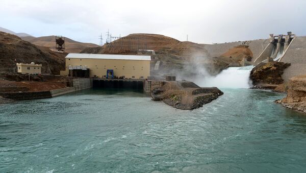 In this photograph taken on 2 June 2016, the Salma Hydroelectric Dam is seen at Chishti Sharif in Afghanistan's Herat province. - Sputnik International