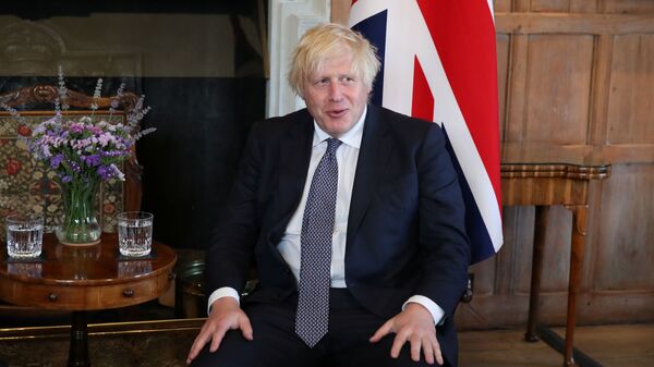 Britain's Prime Minister Johnson meets Kenya's President Kenyatta at Chequers in Buckinghamshire - Sputnik International