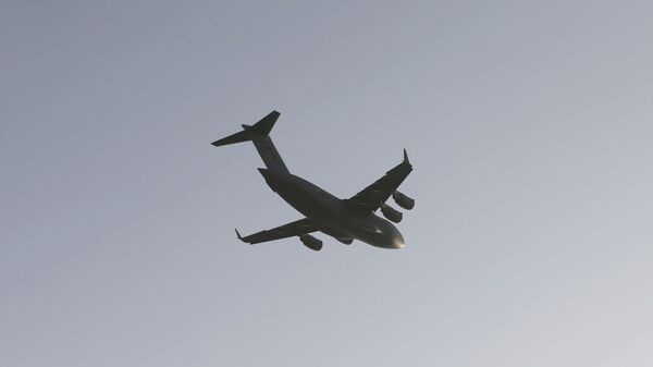 RCAF military transport plane over Kabul - Sputnik International