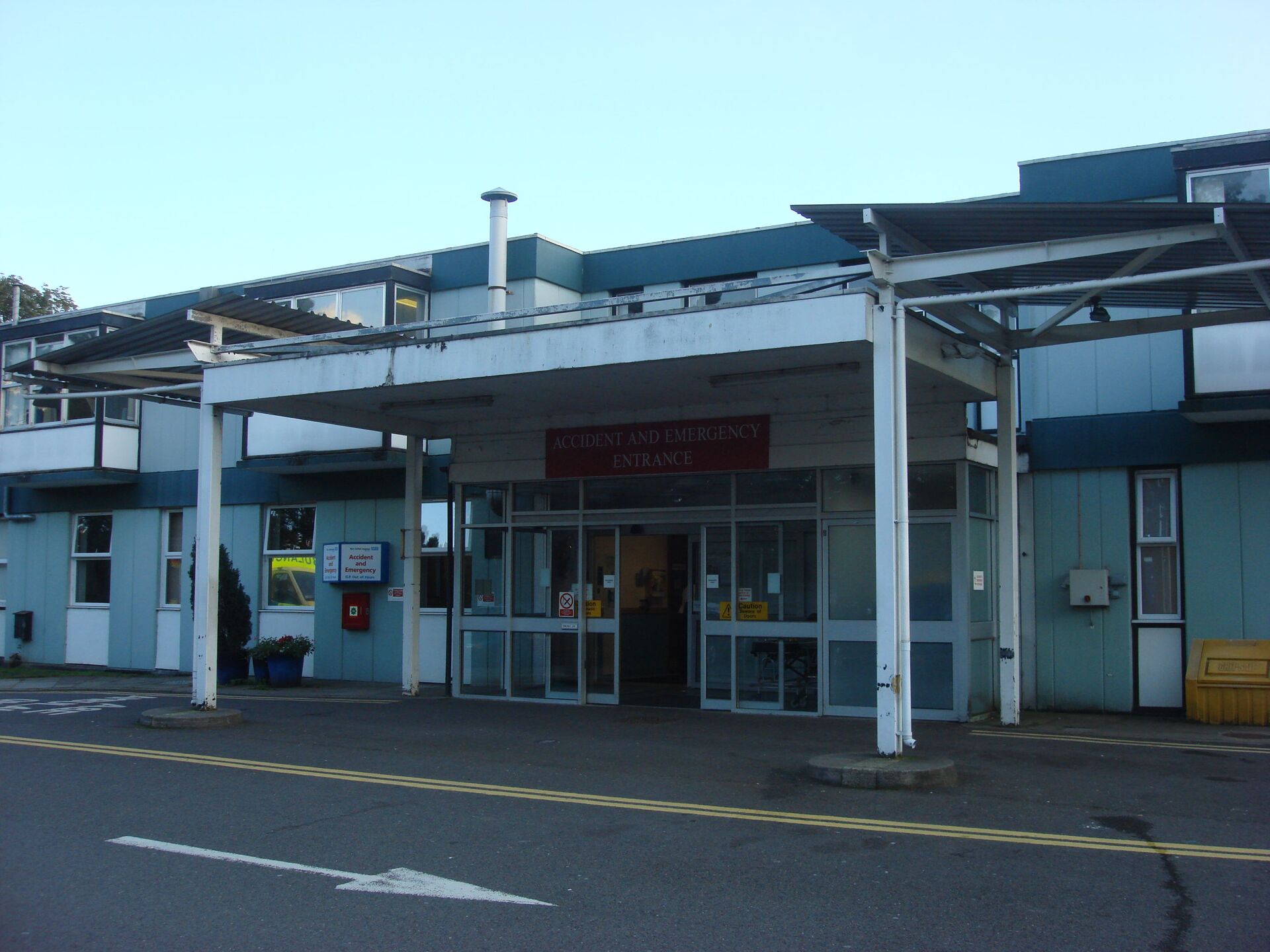 The entrance to Accident and Emergency at West Suffolk Hospital, UK, in 2010 - Sputnik International, 1920, 15.11.2021