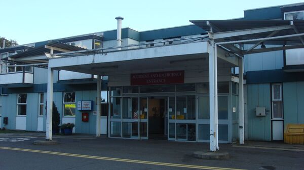 The entrance to Accident and Emergency at West Suffolk Hospital, UK, in 2010 - Sputnik International