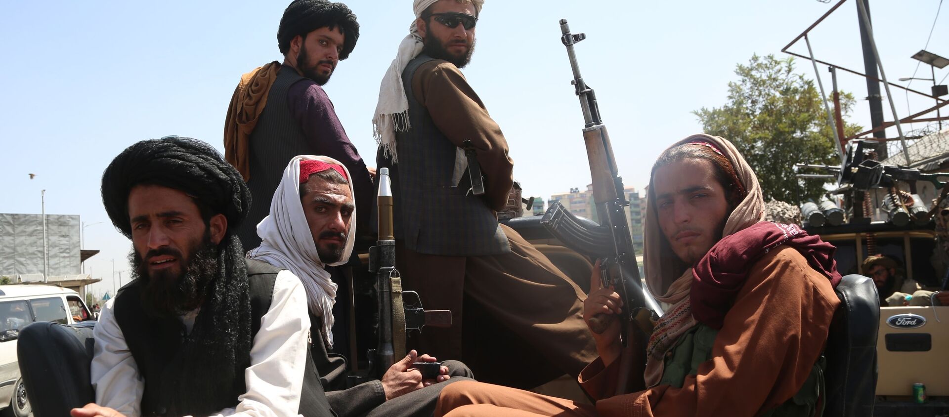 Taliban fighters in Kabul, Afghanistan, 16 August 2021 - Sputnik International, 1920, 17.08.2021