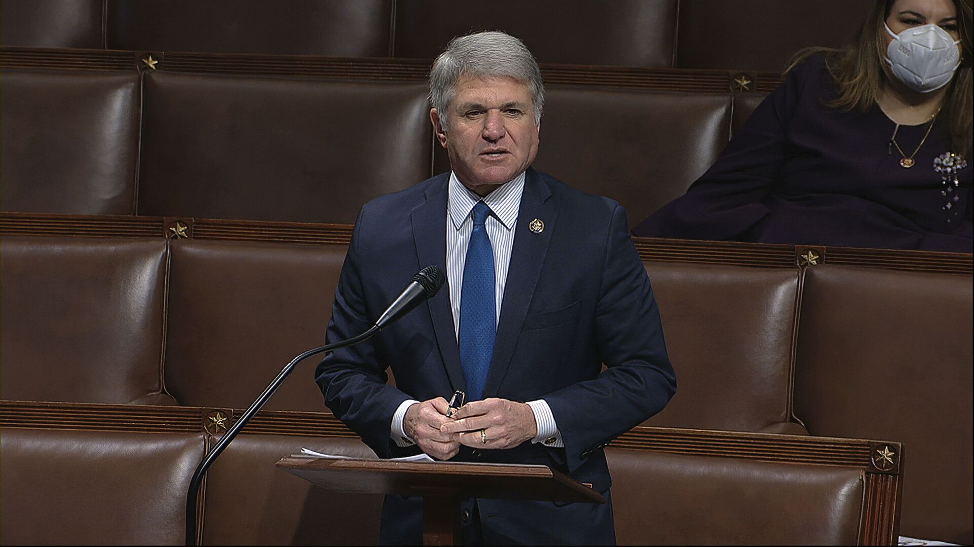 In this image from video, Rep. Michael McCaul, R-Texas, speaks on the floor of the House of Representatives at the U.S. Capitol in Washington, Thursday, April 23, 2020. - Sputnik International, 1920, 17.08.2021