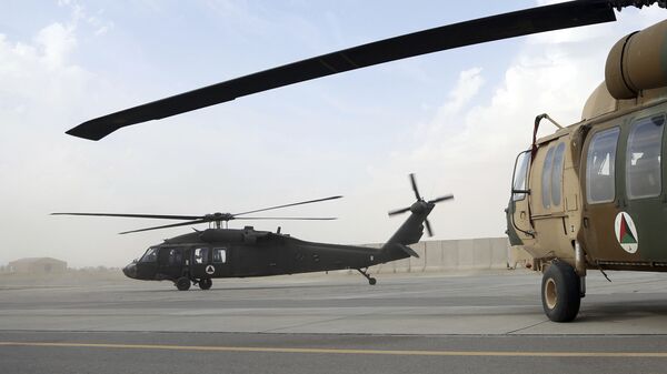 Американский вертолет UH-60 Black Hawk в Афганистане. Архивное фото - Sputnik International