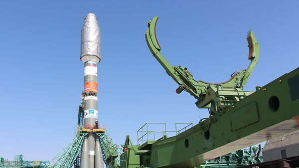 Installation of the Soyuz-2.1b launch vehicle with the Fregat upper stage at the launch pad No. 31 of the Baikonur cosmodrome. - Sputnik International