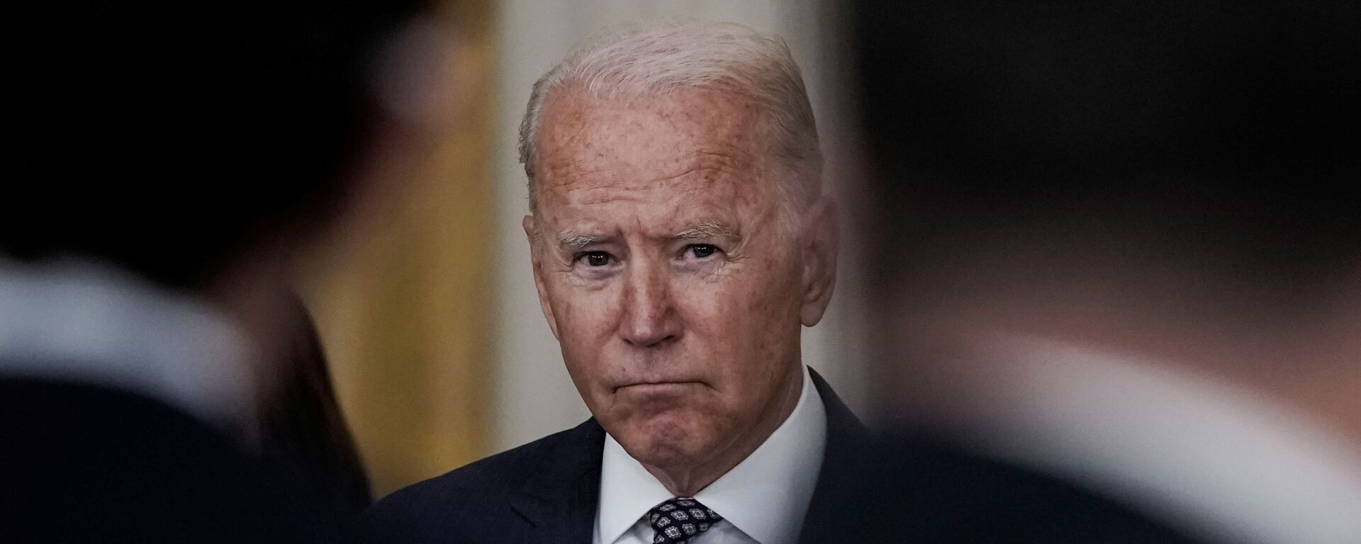 U.S.  President Joe Biden delivers remarks on evacuation efforts and the ongoing situation in Afghanistan during a speech in the East Room at the White House in Washington, U.S., August 20, 2021 - Sputnik International, 1920, 23.10.2021