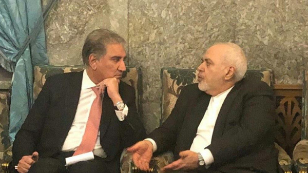 Iranian Foreign Minister Mohammad Javad Zarif has held talks with his Pakistani counterpart Shah Mehmood Qureshi in Tehran. January 13, 2020. - Sputnik International