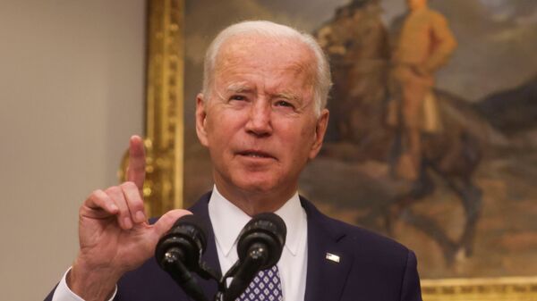 FILE PHOTO: U.S. President Joe Biden delivers remarks on the situation in Afghanistan, in the Roosevelt Room at the White House in Washington, U.S., August 24, 2021 - Sputnik International