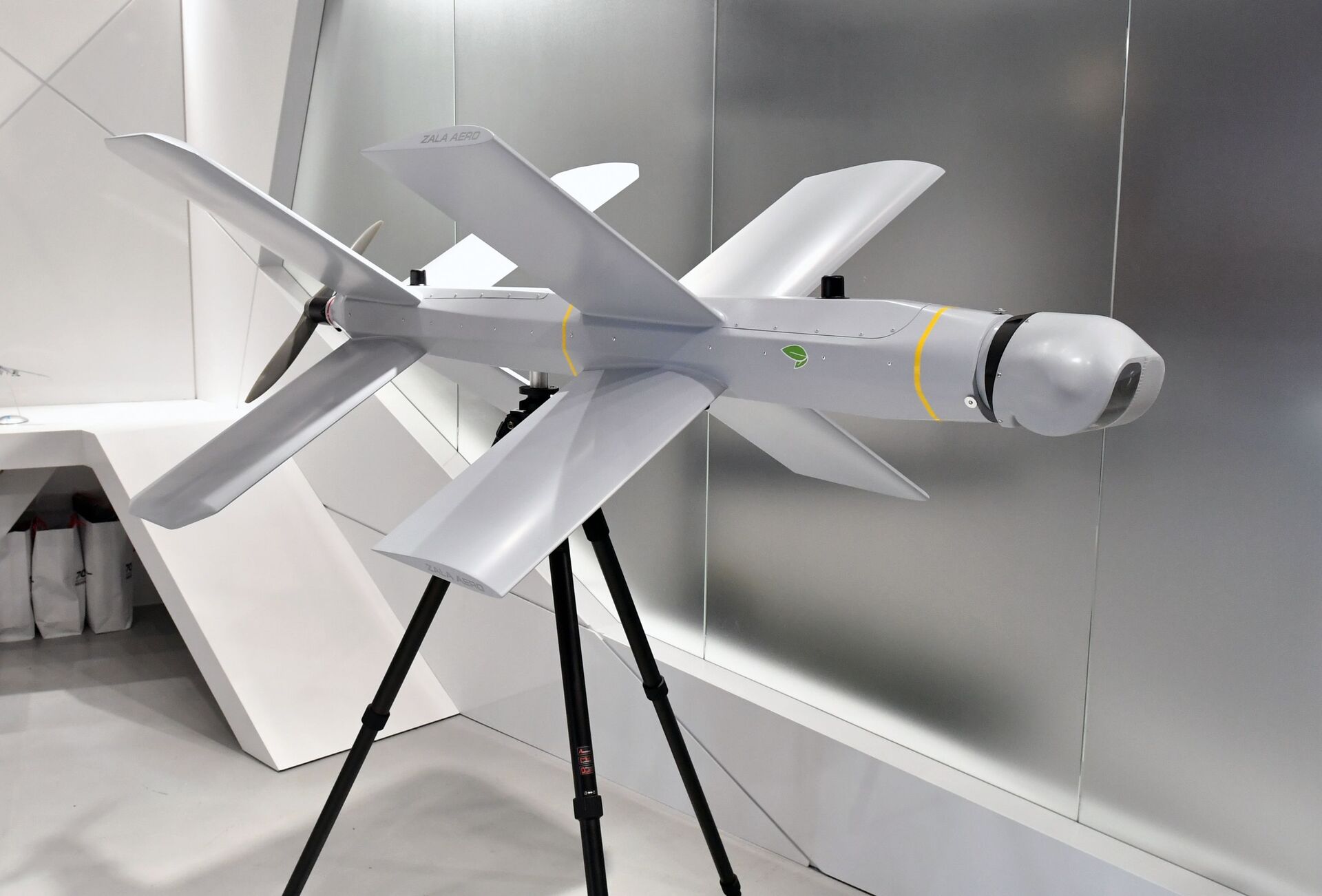 An unmanned aerial vehicle is displayed at the ARMY 2019 International Military and Technical Forum, in Kubinka, Moscow region, Russia - Sputnik International, 1920, 07.09.2021