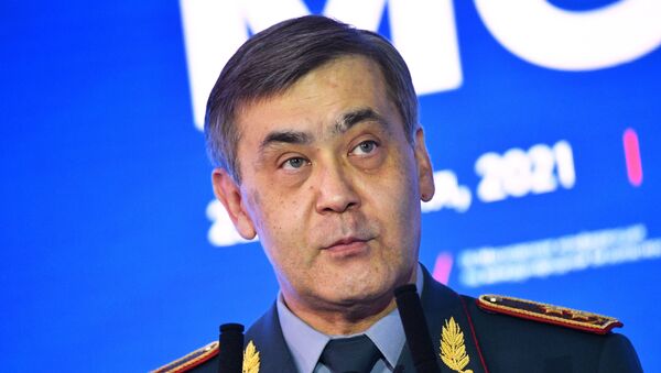 Minister of Defense of Kazakhstan Nurlan Yermekbayev at IX Moscow Conference on International Security, held 22–24 June, 2021 - Sputnik International
