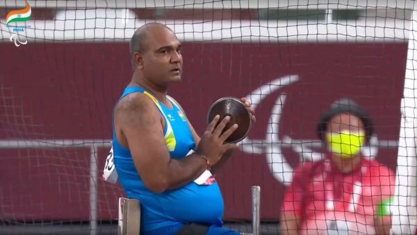 Vinod Kumar wins Bronze Medal in Tokyo 2020 Paralympics Para Athletics Men's Discus Throw - F52 - Sputnik International