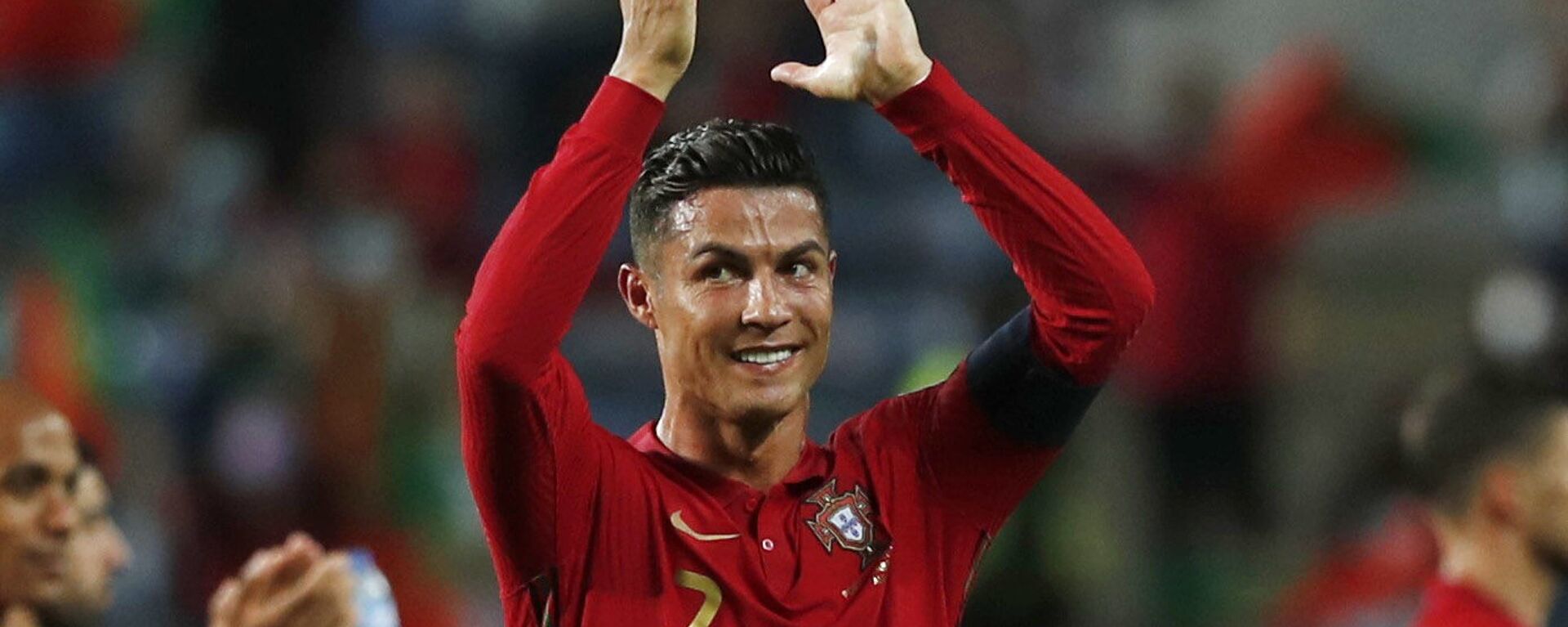 Soccer Football - World Cup - UEFA Qualifiers - Group A - Portugal v Republic of Ireland - Estadio Algarve, Almancil, Portugal - September 1, 2021 Portugal's Cristiano Ronaldo celebrates after the match  - Sputnik International, 1920, 01.09.2021