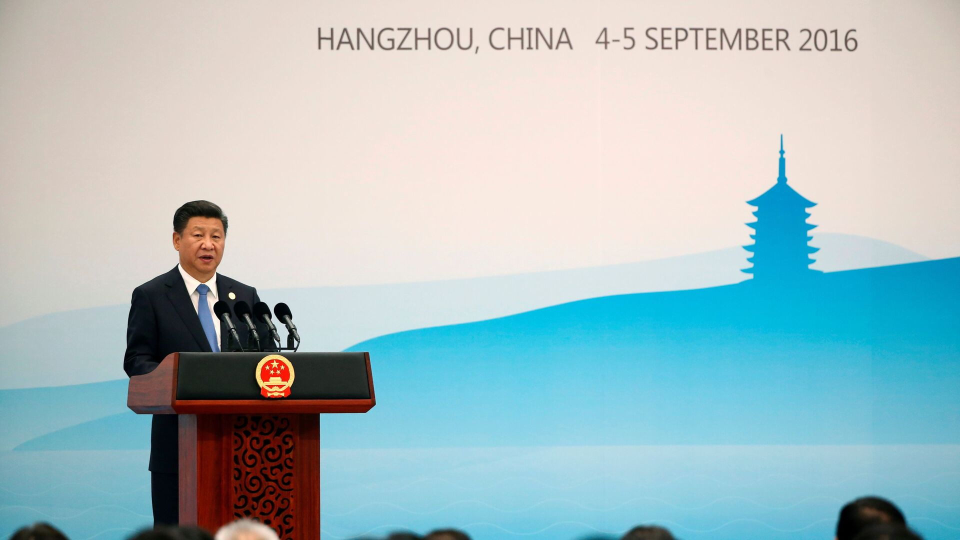 China's President Xi Jinping speaks at a news conference after the closing of G20 Summit in Hangzhou, Zhejiang Province, China, September 5, 2016. REUTERS/Damir Sagolj/File Photo - Sputnik International, 1920, 02.09.2021