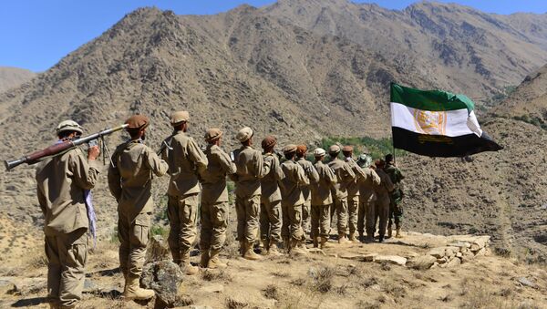 Afghan resistance movement and anti-Taliban uprising forces take part in a military training at Malimah area of Dara district in Panjshir province on September 2, 2021 as the valley remains the last major holdout of anti-Taliban forces. - Sputnik International