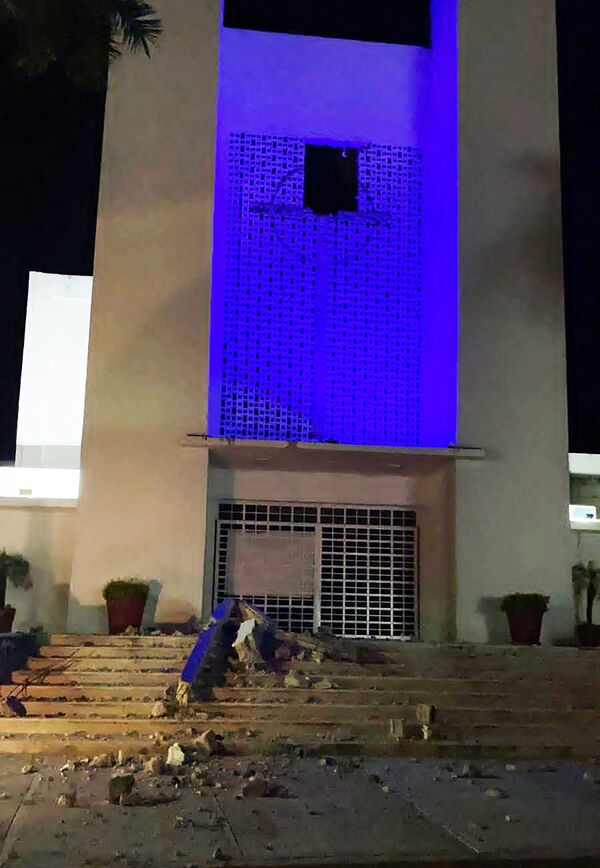 View of damages at a church after the quake in Acapulco, Mexico, on 7 September 2021. - Sputnik International