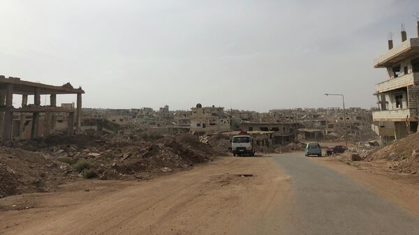 Part of the Daraa al-Balad city in Syria - Sputnik International