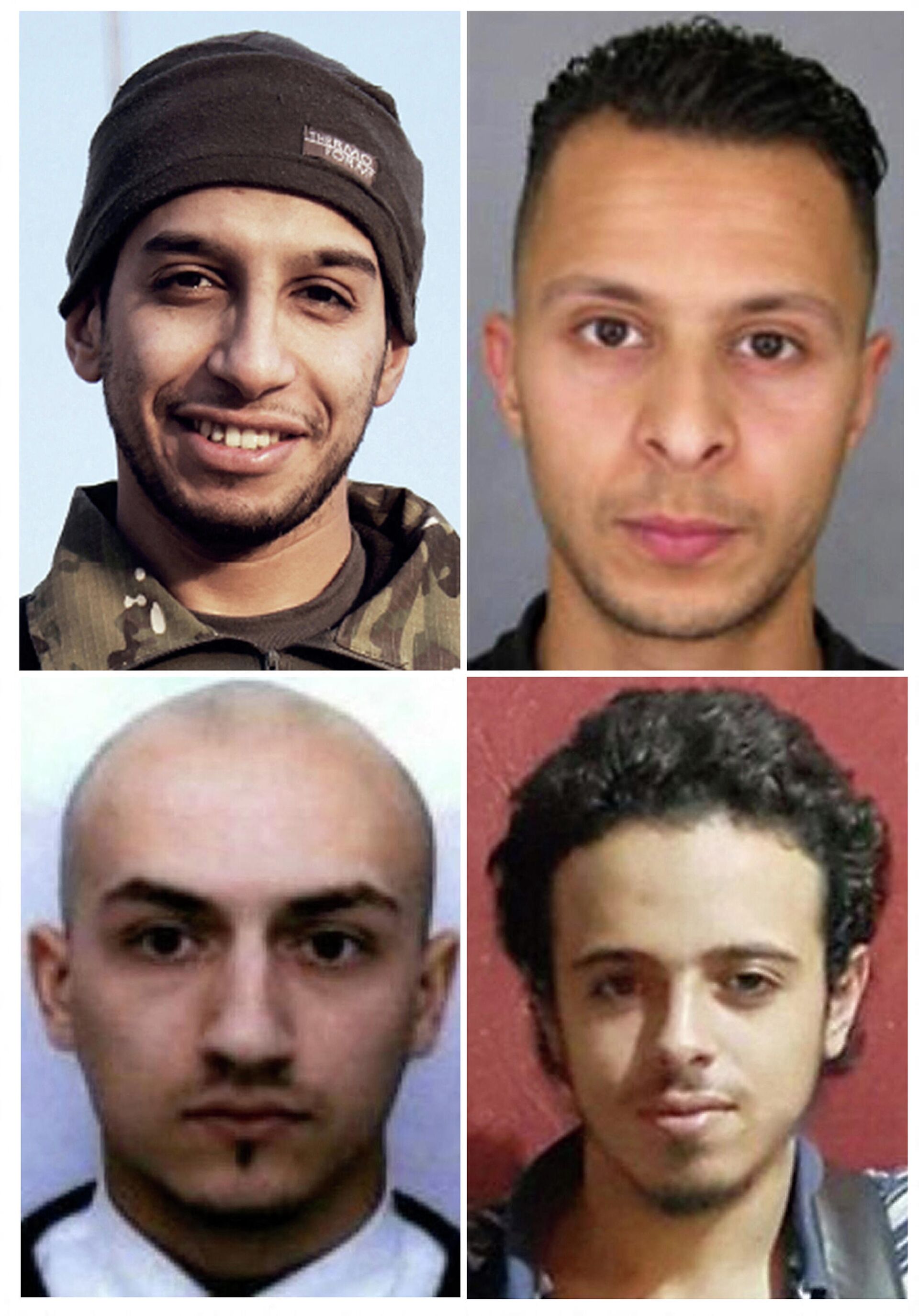This combination of photos made in Paris on November 17, 2015 shows four men, two suicide bombers who died during the November 13, 2015 Paris attacks, and two others suspected to be implicated. Clockwise from top left : The attack's suspected mastermind at large, 28-year-old Belgian IS group leading militant Abdelhamid Abaaoud - Suspect at large French national Salah Abdeslam, 26 - French national Bilal Hadfi, 20, one of the suicide bombers who blew himself outside the Stade de France stadium -  Samy Amimour, 28, one of the suicide bombers who attacked a Paris concert hall - Sputnik International, 1920, 09.09.2021