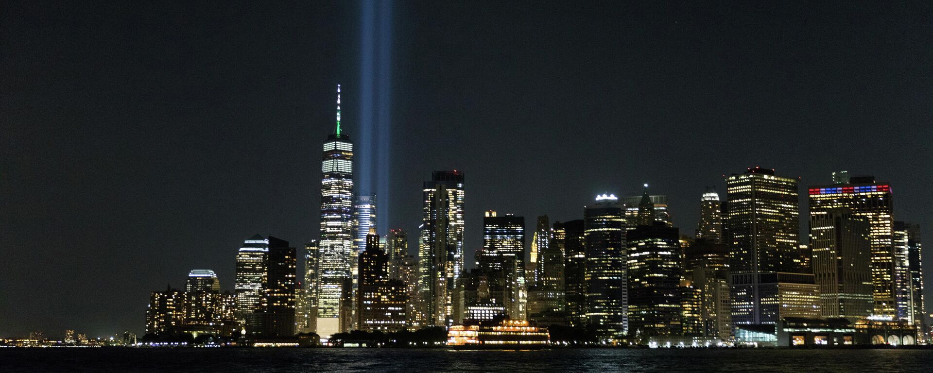 The tribute in lights is tested before the 20th anniversary of the September 11 attacks in New York City, New York, U.S., September 7, 2021 - Sputnik International, 1920, 10.09.2021