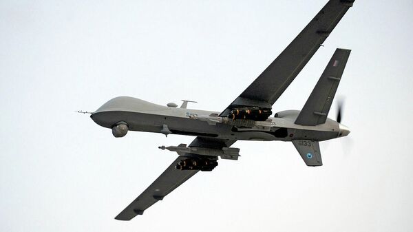 A British MQ-9A Reaper operating over Afghanistan   - Sputnik International