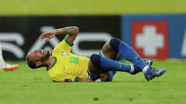 September 9, 2021 Brazil's Neymar reacts after sustaining an injury - Sputnik International