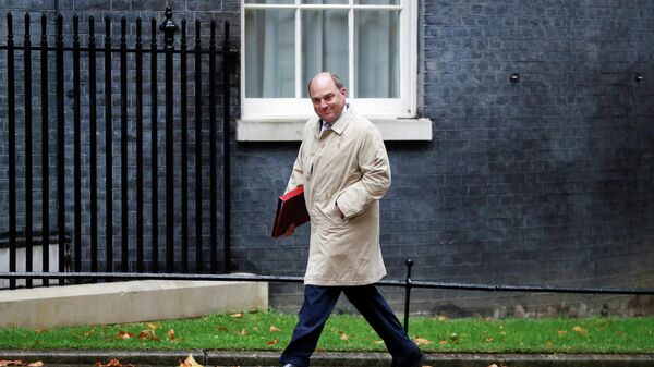 Britain's Defence Secretary Ben Wallace walks outside Downing Street in London, Britain, September 14, 2021.  - Sputnik International