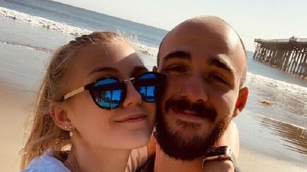 An Instagram photo of missing woman Gabrielle Petito and her boyfriend Brian Laundrie on March 18, 2020 - Sputnik International