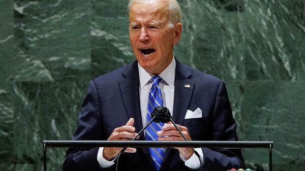 U.S. President Joe Biden addresses the 76th Session of the U.N. General Assembly in New York City, U.S., September 21, 2021 - Sputnik International