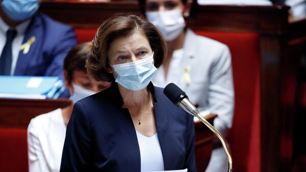 French Defence Minister Florence Parly speaks during the questions to the government session at the National Assembly in Paris, France, September 21, 2021. - Sputnik International